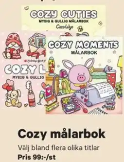 City Gross Cozy målarbok erbjuda