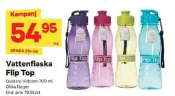 City Gross Vattenflaska Flip Top erbjuda