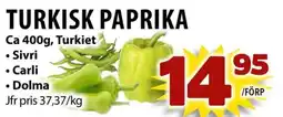 Matvärlden Tensta Turkisk paprika erbjuda
