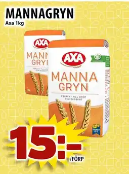 Matvärlden Tensta Mannagryn Axa erbjuda