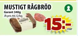 Matvärlden Tensta Mustigt rågbröd Garant erbjuda