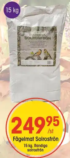 EKO Fågelmat Solrosfrön erbjuda