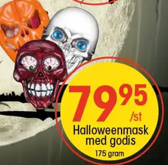 EKO Halloweenmask med godis erbjuda