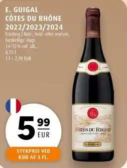 Scandinavian Park E. guigal côtes du rhône 2022/2023/2024 erbjuda