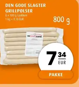 Scandinavian Park Den gode slagter grillpølser erbjuda
