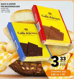 Scandinavian Park Galle & jessen pålægschokolade erbjuda