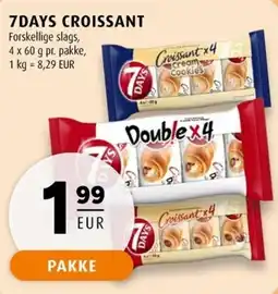 Scandinavian Park 7days croissant forskellige slags erbjuda