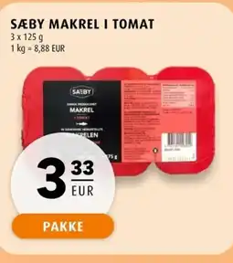 Scandinavian Park Sæby makrel i tomat erbjuda