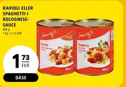 Scandinavian Park Ravioli eller spaghetti i bolognese- sauce erbjuda