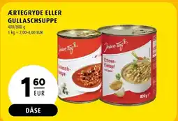 Scandinavian Park Ærtegryde eller gullaschsuppe erbjuda