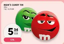 Scandinavian Park M&m's candy tin erbjuda