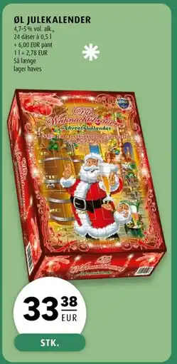 Scandinavian Park Øl julekalender erbjuda