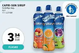 Scandinavian Park Capri-sun sirup forskellige slags erbjuda