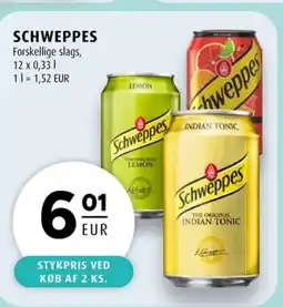 Scandinavian Park Schweppes forskellige slags erbjuda