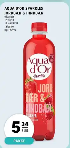 Scandinavian Park Aqua d'or sparkles jordbær & hindbær erbjuda