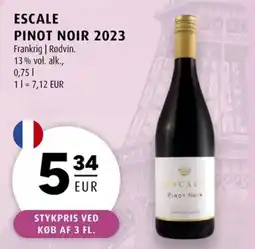 Scandinavian Park Escale pinot noir 2023 erbjuda