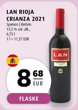 Scandinavian Park Lan rioja crianza 2021 erbjuda