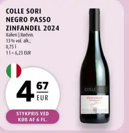Scandinavian Park Colle sori negro passo zinfandel 2024 erbjuda
