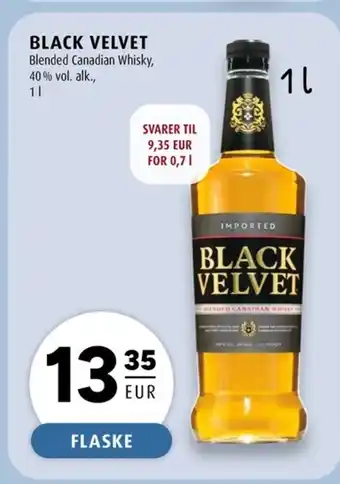 Scandinavian Park Black velvet erbjuda