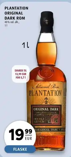 Scandinavian Park Plantation original dark rom erbjuda