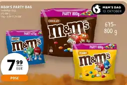 Scandinavian Park M&m's party ba forskellige slags erbjuda