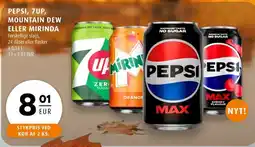 Scandinavian Park Pepsi, 7up, mountain dew eller mirinda erbjuda