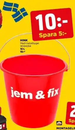 Jem&Fix Hink erbjuda