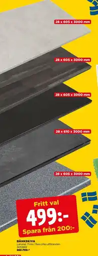 Jem&Fix BÄNKSKIVA erbjuda