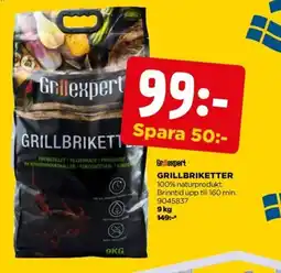 Jem&Fix Grillexpert grillbriketter erbjuda