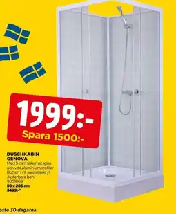 Jem&Fix Duschkabin genova erbjuda