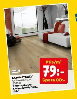 Jem&Fix Ready laminatgolv erbjuda