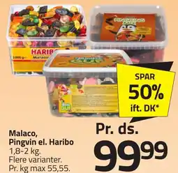 Fleggaard Malaco, Pingvin el. Haribo erbjuda