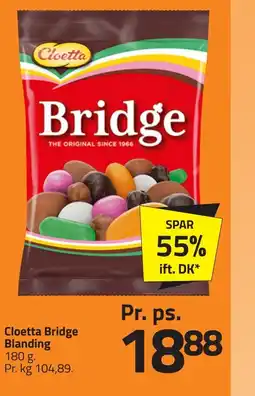 Fleggaard Cloetta Bridge Blanding erbjuda