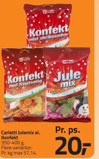 Fleggaard Carletti Julemix el. Konfekt erbjuda
