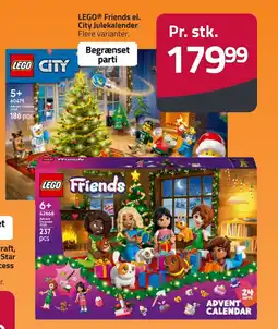 Fleggaard LEGO® Friends el. City Julekalender Flere varianter. erbjuda