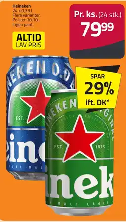 Fleggaard Heineken erbjuda
