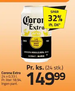 Fleggaard Corona Extra erbjuda