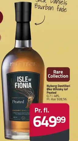 Fleggaard Nyborg Destilleri Øko Whisky loF Peated erbjuda