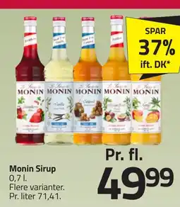 Fleggaard Monin Sirup erbjuda