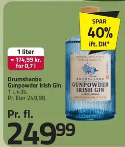 Fleggaard Drumshanbo Gunpowder Irish Gin erbjuda