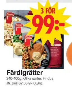 Matöppet Färdigrätter, SEK 99 erbjuda