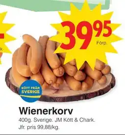 Matöppet Wienerkorv, SEK 39.95 erbjuda