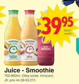 Matöppet Juice - Smoothie, SEK 39.95 erbjuda