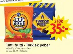 Matöppet Tutti frutti - Tyrkisk peber, SEK 35 erbjuda
