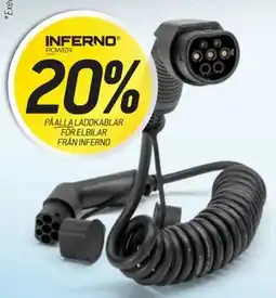 thansen ALLA LADDKABLAR FÖR ELBILAR FRÅN INFERNO erbjuda