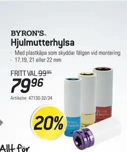 thansen Hjulmutterhylsa, SEK 79.96 erbjuda