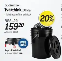 thansen Tvätthink 20 liter, SEK 159.2 erbjuda
