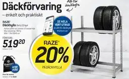 thansen Däckhylla, SEK 519.2 erbjuda