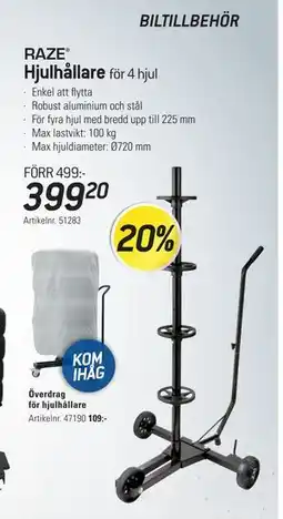 thansen Hjulhållare, SEK 399.2 erbjuda
