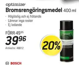 thansen Bromsrengöringsmedel, SEK 39.96 erbjuda